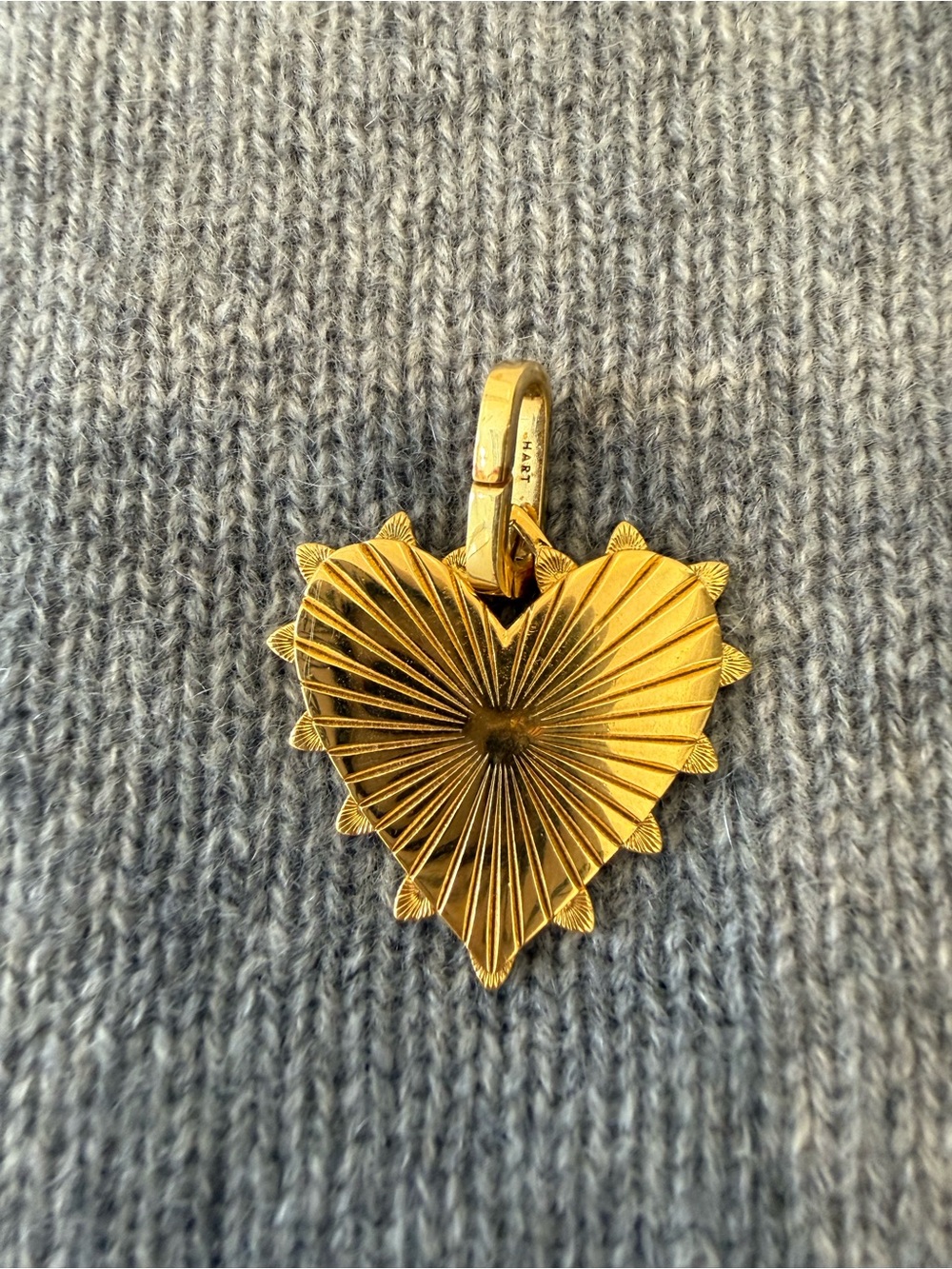 Charm + Clip Duo - Heart of Gold